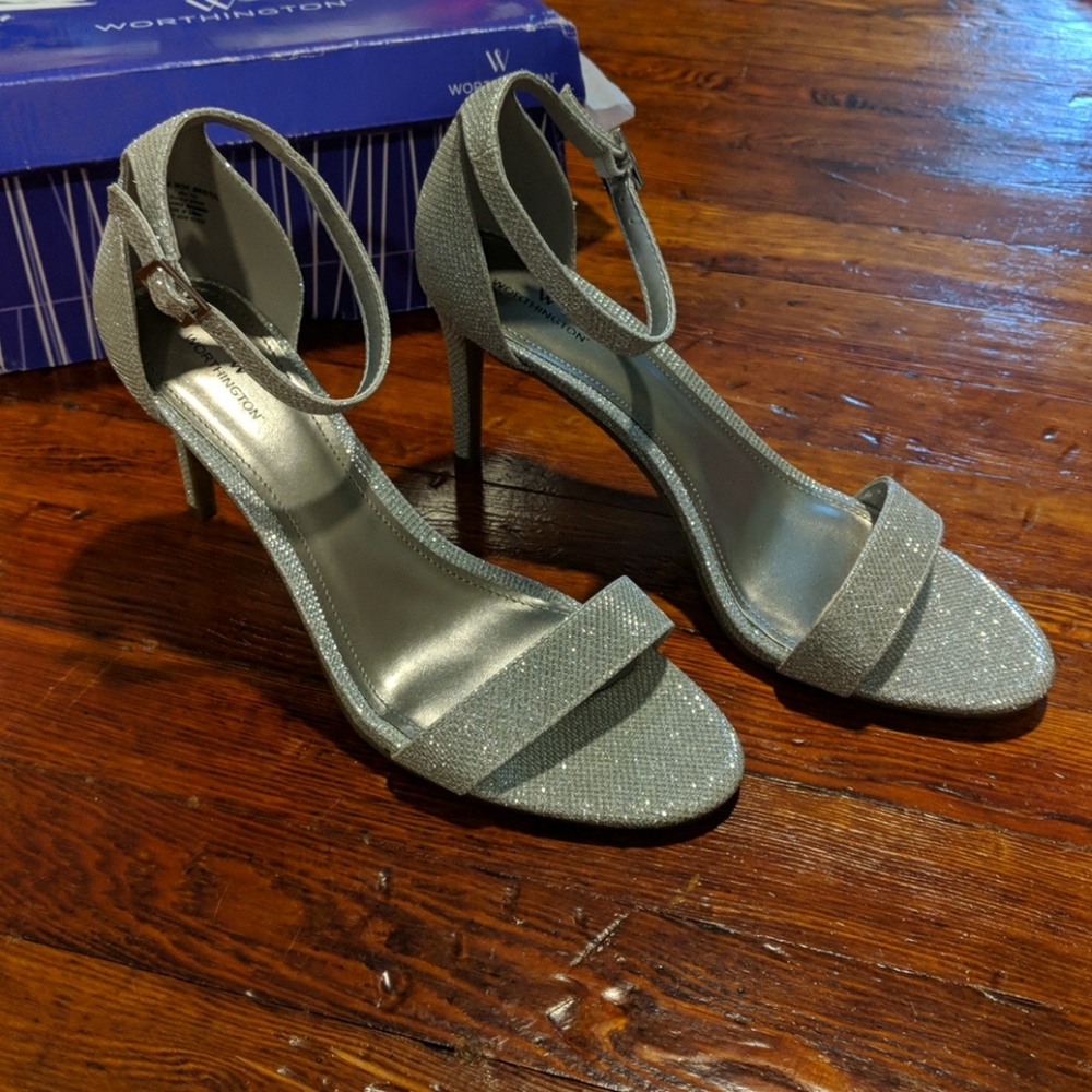 Worthington bristol silver sparkle sandal